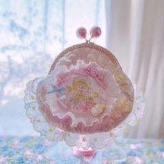 ふわふわ がま口ポーチTeddy Beddy Bear