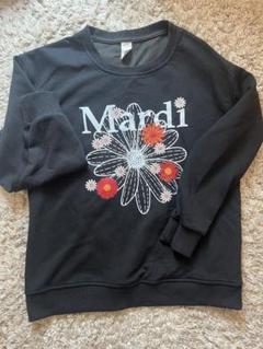 お値下げ Mardi Mercredi スウェットプルオーバー Mardi Mercredi トレーナー スウェット SWEATSHIRT FLOWERMARDI