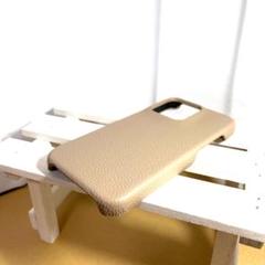 あいふぉん13Pro かわいい すまほけーす くすみレザー スマホケース