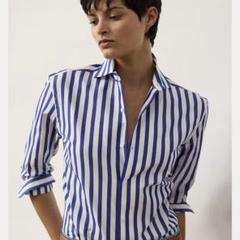 希少 Ralph Lauren パープルレーベル ストライプ Tシャツ 半袖 希少】新品 ラルフローレン パープルレーベル ストライプド