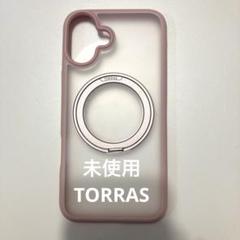 TORRAS ピンク iPhone16Plus用ケース マグネットリング付き