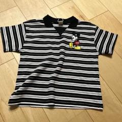 LittC 襟付きシャツ　ミッキー　120cm