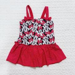 ディズニー ミニーちゃん ワンピース 水着 100