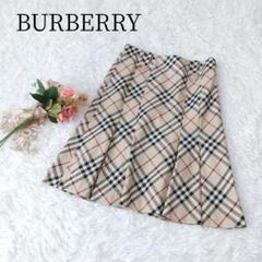 BURBERRY バーバリーブルーレーベル ノバチェック柄スカート 38 BURBERRY バーバリーブルーレーベル ノバチェック柄スカート 38