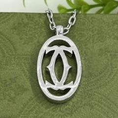 新入荷 カルティエ メルカリ - 041928 シルバー ネックレス ロゴ 2c アクセサリー
