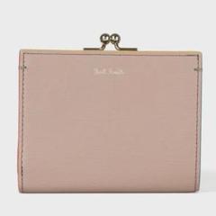 Paul Smith ピンクベージュ 二つ折り財布　がま口