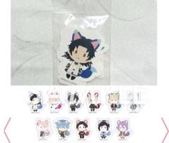 刀剣乱舞 日本刀と未来展 御伴散歩 きつね装備 蓄光ダイカットステッカーセット4