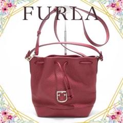 フルラ FURLA レザー2WAY 巾着 ハンドバッグ