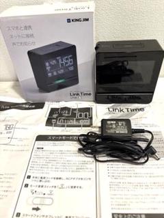 キングジム 時計 スマートアラーム リンクタイム 黒 LT10クロ　未使用品 Amazon.co.jp: キングジム 時計 スマートアラーム リンクタイム