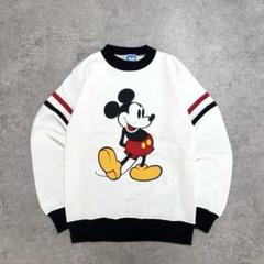 売れ筋がひ新作！ 新品 80s USA製 Disney ディズニー ミッキー 青タグ レア 90s トップス