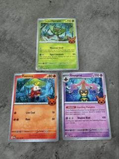海外限定ポケモンカード OgerponFuecoco Gourgeist 3 枚