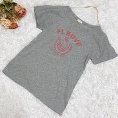 ★HusHusH★ハッシュアッシュ プリントTシャツ トップス【M】半袖 グレー