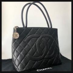 CHANEL シャネル　復刻トートバッグ　ハンドバッグ　キャビアスキン　1398