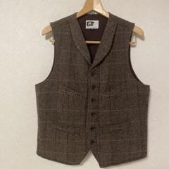 エンジニアードガーメンツ ウールベスト ニットベスト　ブラウン　S 2025年最新】Engineered Garments 季節感：秋 メンズ ベストの