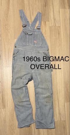 1960s BIGMAC(ビッグマック) オーバーオール ヘリンボーン 60s BIGMACビッグマック ヘリンボーンオーバーオール