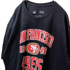 NFLサンフランシスコフォーティナイナーズデカロゴ Tシャツ