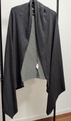 COLLARED DOUBLE-FACED WOOL CAPE ダブルフェイスウールケープ