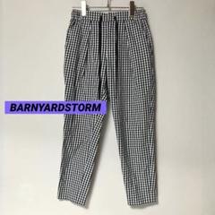 BARNYARDSTORM チェック柄カジュアルパンツ新品 日本産】 BARNYARDSTORM - 新品 BARNYARDSTORM チェック柄