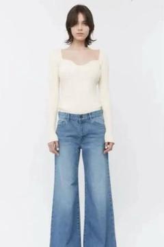 パンツ Gajess Alice Jeans Weezy Side Stripe Jean In Lola Blue | Alice + Olivia