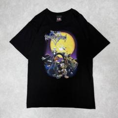 古着 00s ナイトメアビフォアクリスマス ディズニー 半袖 シャツ ブラック②