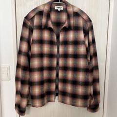 YMC Bowie Zip チェックシャツ 80%ウール