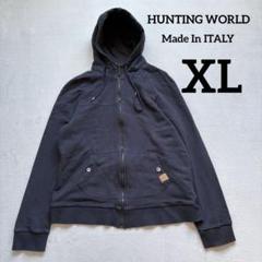 現行ꕥハンティングワールド エンボスロゴ ジップアップパーカー L メンズ 2025年最新】HUNTING WORLD メンズ パーカーの人気アイテム