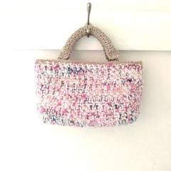 ハンドバッグ❣•バッグ•ハンドメイド•編み物