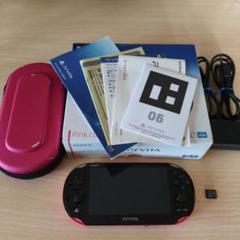 PS Vita 本体 ピンク/ブラック メモリーカード64GB