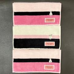ケイトスペード 新品未使用 ネコ♡刺繍付きミニタオルハンカチ 3