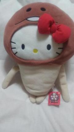 なめこ栽培キット ハローキティBIGぬいぐるみ kitty