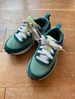 お値下げ中‼️ほとんど新品　Nike ナイキワッフル　グリーン　17cm