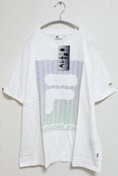 未使用品 FILA x エヴァンゲリオン コラボプリント Tシャツ XL