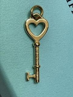 TIFFANY&Co. ティファニー ハートキー エナメル チャーム