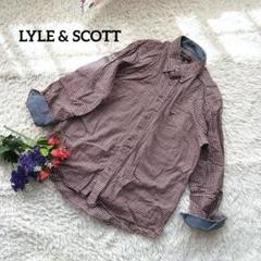 LYLE & SCOTT 【美品】【チェック】【刺繍】【ボタンダウン】メンズL