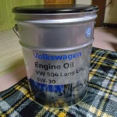 【希少】【VW】フォルクスワーゲン　エンジンオイル空ペール缶 クッション付チェア 希少】【VW】フォルクスワーゲンエンジンオイル空ペール缶