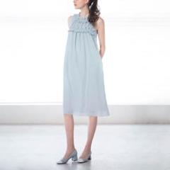 10.7万✨未使用 フォクシー ワンピース リネン100% 21年 ブルー 38 未使用級✨7万 フォクシー スゼットドレス ワンピース