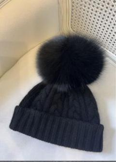 ヴァクトーカシミヤニット帽子　ファファブラックS ヴァクトーカシミヤニット帽子ファファブラックS