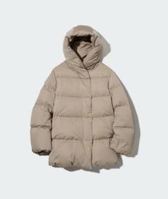 UNIQLO＊パウダーフィールダウンショートコート＊サイズXL＊ベージュ＊美品 2025年最新】パウダーフィールダウンショートコートの人気