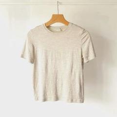 【武です】HERMES シルク　Tシャツ　マルジェラ期　エルメス　38 HERMES シルク Tシャツ マルジェラ期 トップス エルメス 38