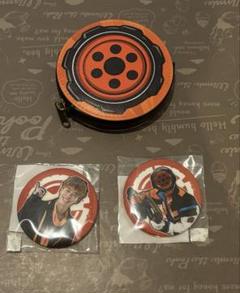 ブンブンジャー 振騎玄蕃 ブンオレンジ 缶バッジ ポーチ