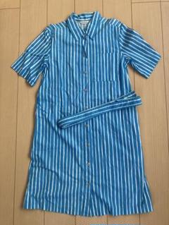 marimekko 半袖シャツワンピース　36サイズ marimekko マリメッコ ウニッコ 半袖ワンピース サイズ:XS