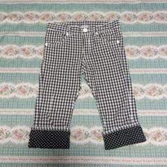 miki HOUSE チェック柄ハーフパンツ130cm