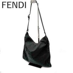 希少✨フェンディ　FENDI ナイロン　ズッカ柄　ショルダーバッグ　黒　ブラック フェンディ/ショルダーバッグ/カメラケース,ズッカ柄/黒×グレー