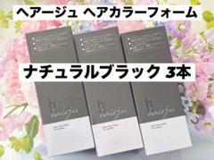 2025年最新】ヘアージュ ヘアカラーフォーム ナチュラルブラック