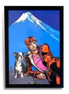 JOJO展ポスター 承太郎 &イギー 新品 金沢キービジュアルポストカード付き JOJO展ポスター 承太郎 &イギー 新品 金沢キービジュアルクリア