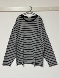 YSTRDY'S TMRRW 別注 レッチリ ロンT 墨黒 M オーバーサイズ YSTRDY'S TMRRW 別注 レッチリ ロンT 墨黒 M オーバーサイズ