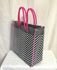 【冒険】メルカドバッグ/BLACK×PINK/メキシコ発 冒険】メルカドバッグ/BLACK×PINK/メキシコ発 - メルカリ