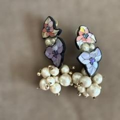 チョコレートキャンベル　ピアス(両耳用)