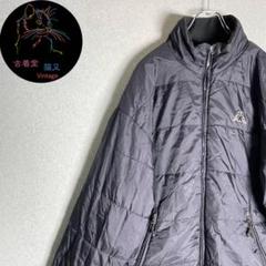 ✮ナイロンジャケット　Kappa　黒　ワントーン　ロゴワッペン　US古着　LL✮