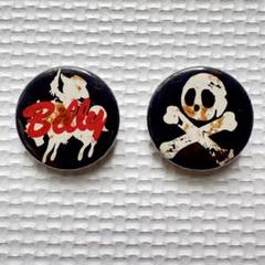Billy ビリー 缶バッヂ 2個セット ロカビリー ロンドンナイト ビリー北村